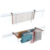 Foxydry Étagère balcon pliable 2 sens corten 118x63x8 cm Duo