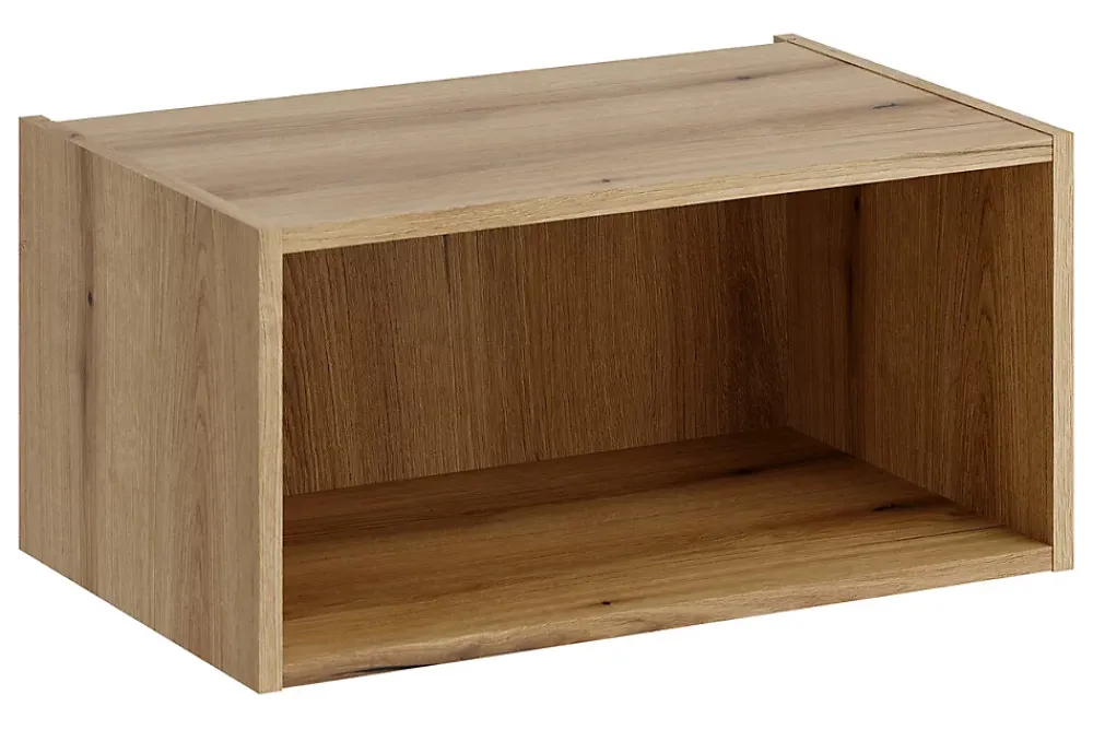 Etagère Salle De Bains|Furnidea Étagère basse suspendue pour meuble sous vasque 60 cm NOVA chêne Coast Evoke