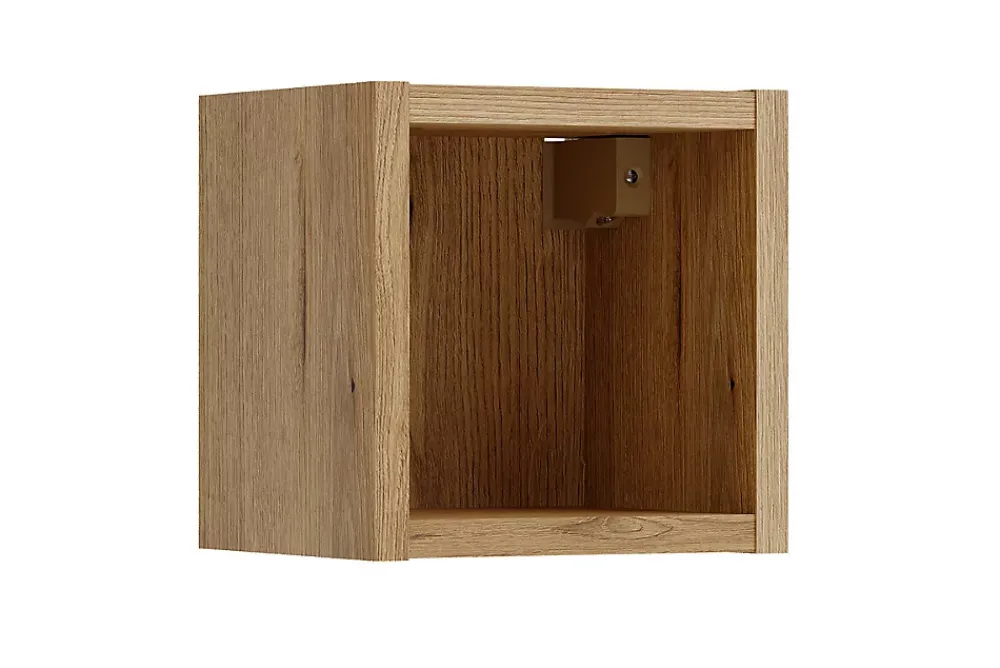 Etagère Salle De Bains|Furnidea Étagère cube de salle de bain suspendue 20 x 20 cm NOVA chêne Coast Evoke