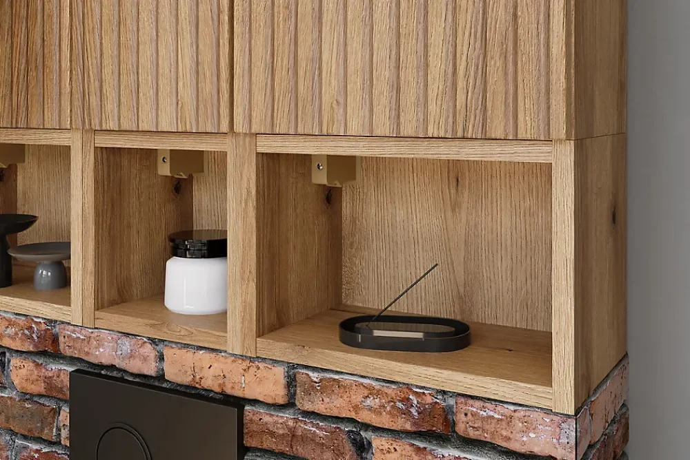 Etagère Salle De Bains|Furnidea Étagère cube de salle de bain suspendue 40 x 20 cm NOVA chêne Coast Evoke