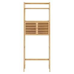Etagère Salle De Bains|[En.Casa] Étagère de toilette Haugesund bambou 158 x 60 x 26 cm naturel en.casa