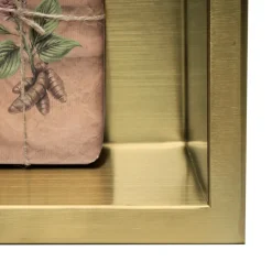 Etagère Salle De Bains|Rea ÉTAGÈRE D'ENCASTREMENT POUR SALLE DE BAINS 8 30X45X10 BRUSH GOLD