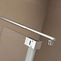 Meuble De Salle De Bains Faible Profondeur|Bernstein Étagère murale de Salle de bain douche et bain avec raclette de douche intégrée - DA603 - Chrome
