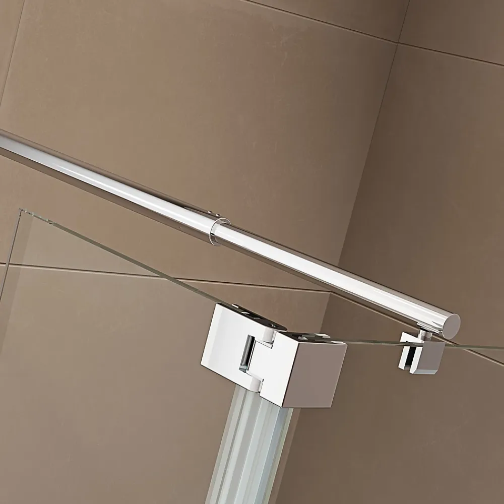 Meuble De Salle De Bains Faible Profondeur|Bernstein Étagère murale de Salle de bain douche et bain avec raclette de douche intégrée - DA603 - Chrome
