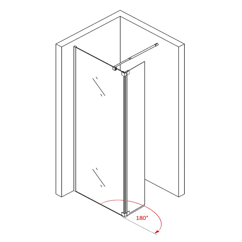 Meuble De Salle De Bains Faible Profondeur|Bernstein Étagère murale de Salle de bain douche et bain avec raclette de douche intégrée - DA603 - Chrome