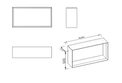 Etagère Salle De Bains|Bernstein Étagère murale salle de bain ARCTIC 640 - blanc Softtouch