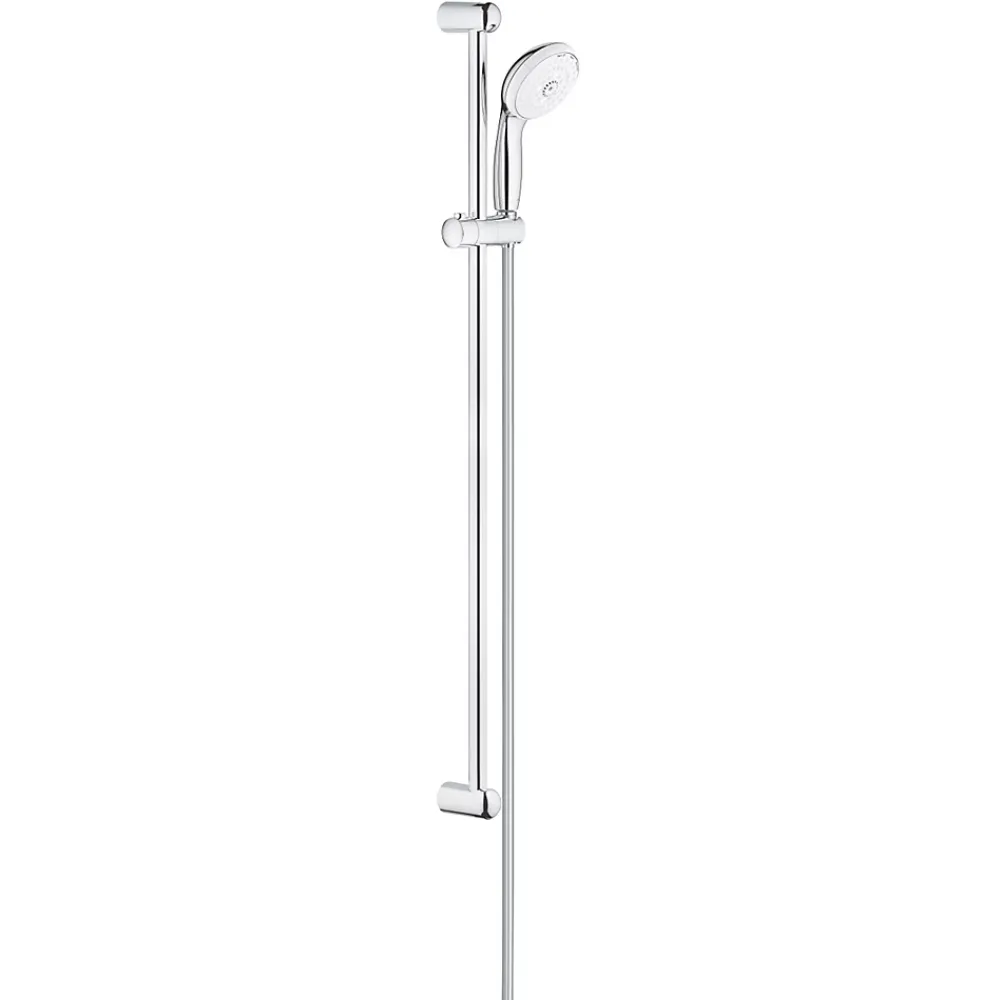 Grohe Tempesta 100 ensemble de douche 3 jets + mitigeur monocommande bain/douche, chrome (23914001-28789002)