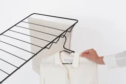 Etendoir À Linge|Brabantia Étendoir à linge 25 m Hangon avec portant à cintre coloris noir