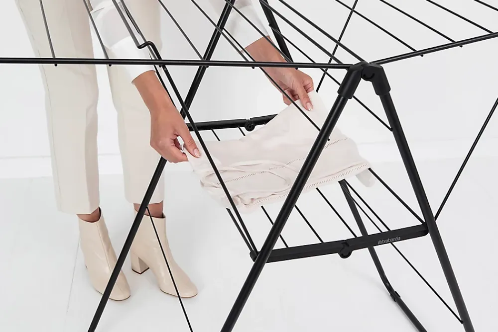 Etendoir À Linge|Brabantia Étendoir à linge 25 m Hangon coloris noir