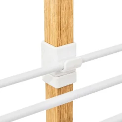 5Five Étendoir à linge tour 4 roues 40m effet bois - 5 five simply smart