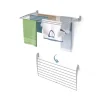 Foxydry Étendoir alu mural pliant bas 100x50x10cm Fold Down 100