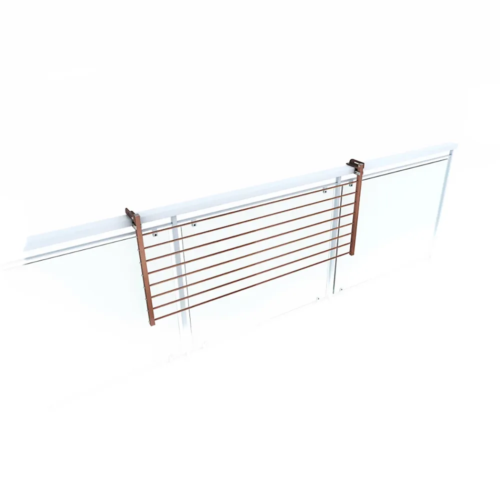 Etendoir À Linge|Foxydry Étendoir corten pliable pour balcon 62x63x8 cm Duo