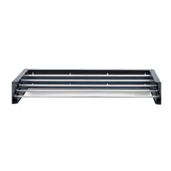 Foxydry Étendoir mural alu rétractable 71x35x13cm anthracite 70