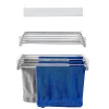 Foxydry Étendoir mural blanc alu 71x35x13cm rétractable Hide 70