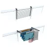 Foxydry Étendoir rabattable pour rambarde alu 82x63x8 cm Duo
