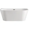Baignoire Îlot|Sanita THEA - Baignoire semi-ilot - 170x80x58cm