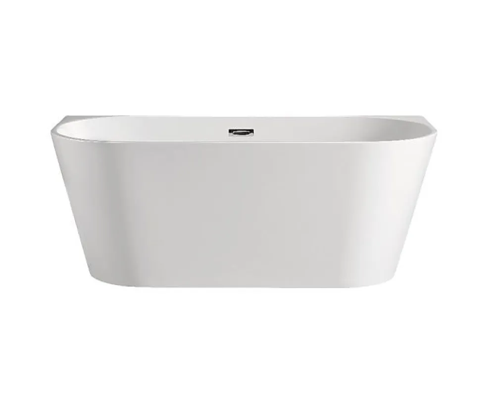 Baignoire Îlot|Sanita THEA - Baignoire semi-ilot - 170x80x58cm