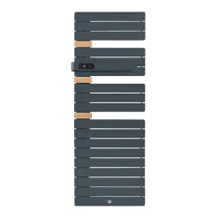 Thermor - Sèche-serviettes Allure 3 mat à gauche 750W gris ardoise/chêne - 483230