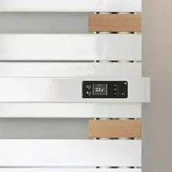 Sèche-Serviettes Soufflant|Thermor - Sèche-serviettes Allure 3 mat à droite avec soufflerie 1750W gris roche/chêne - 483190