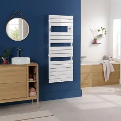 Thermor - Sèche-serviettes Riviera 2 avec soufflerie 1500W blanc brillant - 498218