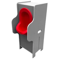 Urinoir|Ti'Pi - Urinoir sans eau mobile avec 2 réservoirs de stockage 20L - Rouge
