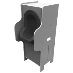 Urinoir|Ti'Pi - Urinoir sans eau mobile avec 2 réservoirs de stockage 20L - Noir