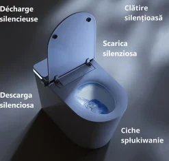 Nashi Toilette japonaise IANNA SORTIE VERTICALE, WC lavant automatique, haut de gamme