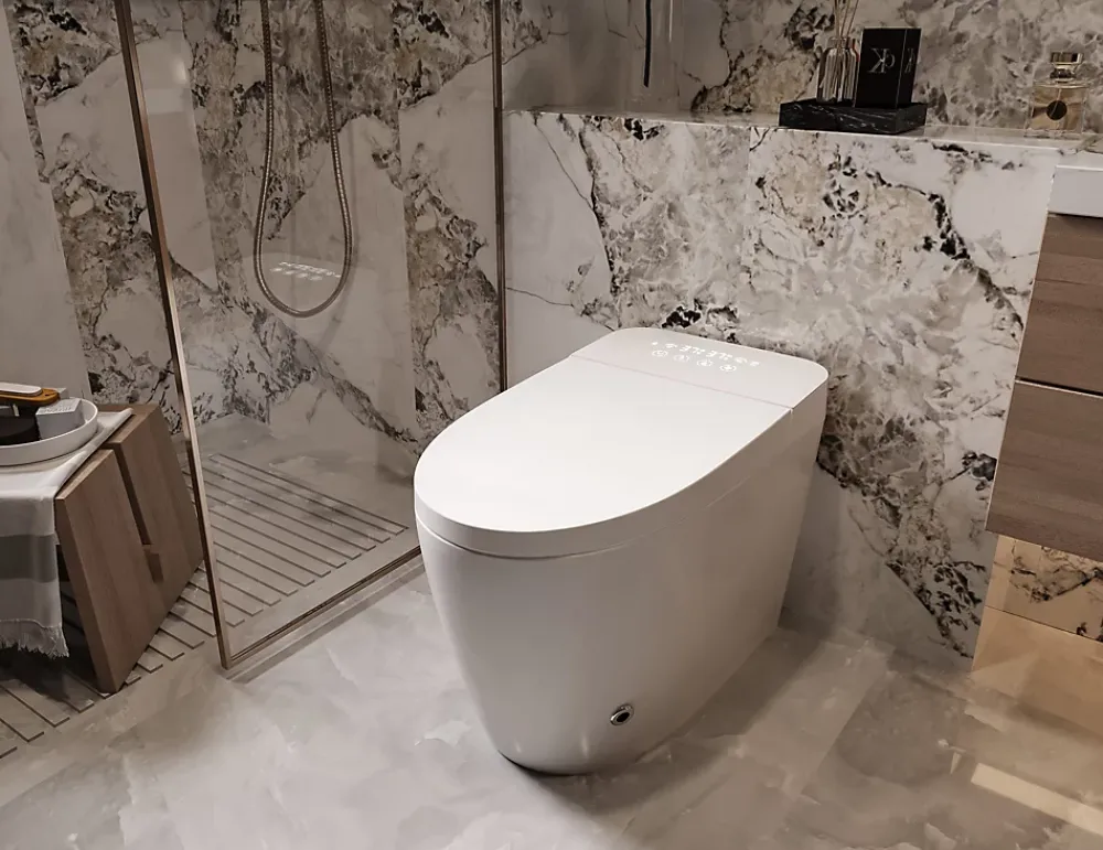 Nashi Toilette japonaise OVIAN PLUS SORTIE HORIZONTALE, WC lavant automatique, avec stérilisation UV gamme supérieure