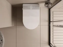 Nashi Toilette japonaise OVIAN SE SORTIE HORIZONTALE, WC lavant automatique, design compact gamme supérieure