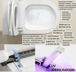 Nashi Toilette japonaise IANNA SE, WC lavant automatique, haut de gamme
