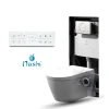 Wc Japonais|Nashi Toilette japonaise EOS suspendue, WC lavant automatique, gamme supérieure