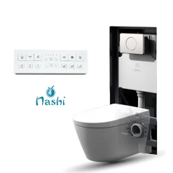 Wc Japonais|Nashi Toilette japonaise EOS suspendue, WC lavant automatique, gamme supérieure
