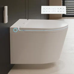 Nashi Toilette japonaise EOS suspendue avec bâti-support, WC lavant automatique, gamme supérieure