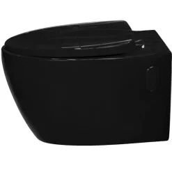 Autres Toilette suspendu de couleur noir Cuvette WC en céramique