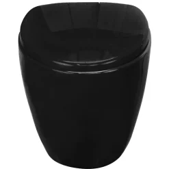 Autres Toilette suspendu de couleur noir Cuvette WC en céramique