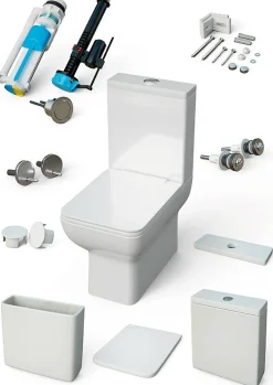Aquore Toilette WC à poser CRETA en ceramique