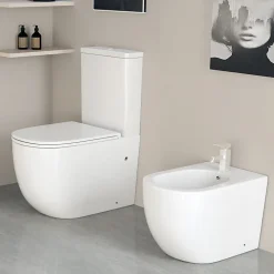 Aquore Toilette WC à poser GENOVA en ceramique