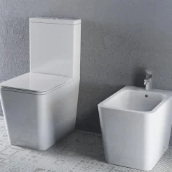 Wc À Poser|Aquore Toilette WC à poser PISA en ceramique