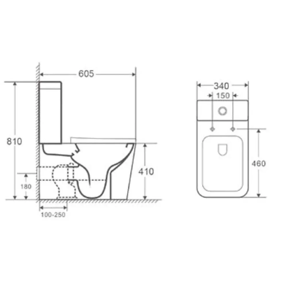 Wc À Poser|Aquore Toilette WC à poser PISA en ceramique