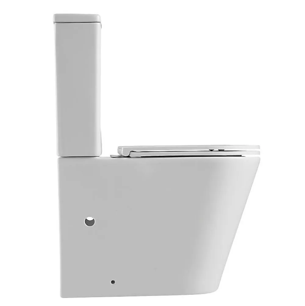 Wc À Poser|Aquore Toilette WC à poser TURIN en ceramique