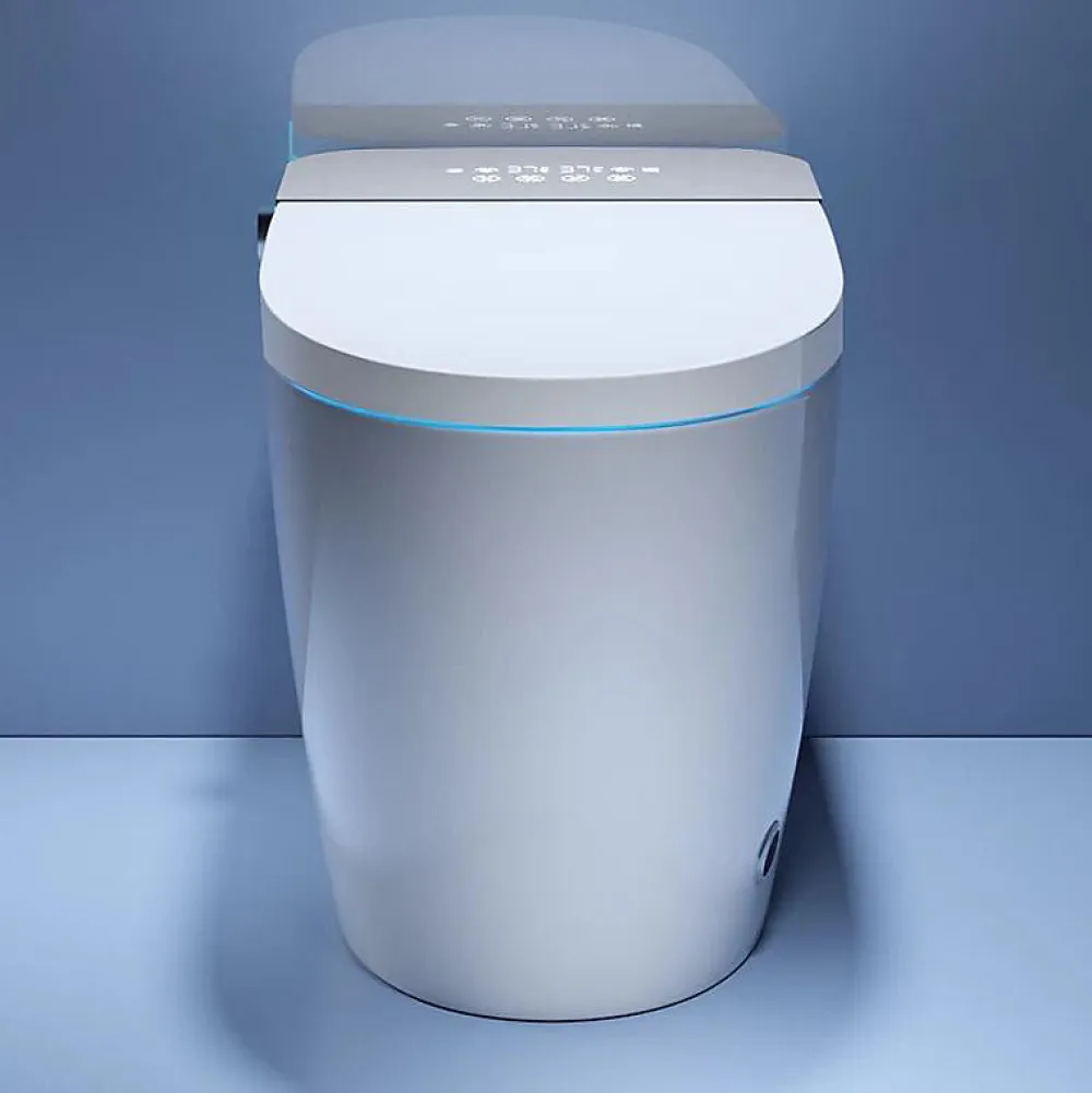 Wc Japonais|Kleenmac Toilettes intelligentes (sans réservoir) Olivia KEB2018TRW (toilettes japonaises) sortie horizontale 180 mm Gris