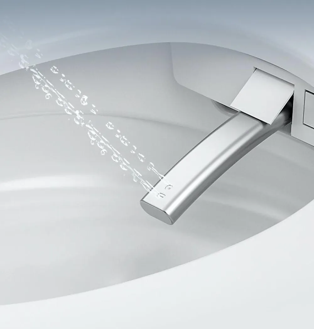 Wc Japonais|Kleenmac Toilettes intelligentes (sans réservoir) Olivia KEB2018TRW (toilettes japonaises) sortie horizontale 180 mm Gris