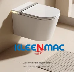 Wc Japonais|Kleenmac Toilettes suspendues intelligentes japonaises VERONA Blanc modèle KEB3018WTR-C