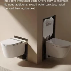 Wc Japonais|Kleenmac Toilettes suspendues intelligentes japonaises VERONA Blanc modèle KEB3018WTR-C