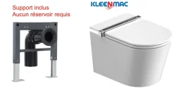 Wc Japonais|Kleenmac Toilettes suspendues intelligentes japonaises VERONA Blanc modèle KEB3018WTR-C