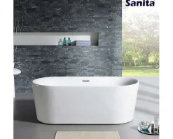 Baignoire Îlot|Sanita TOSCA - Baignoire ilot - 75x150x58cm