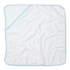 Towel City - Poncho de bain BABIES - Bébé White/Blue (Taille unique)