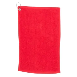 Towel City - Serviette de golf LUXURY Red (50 cm x 30 cm)