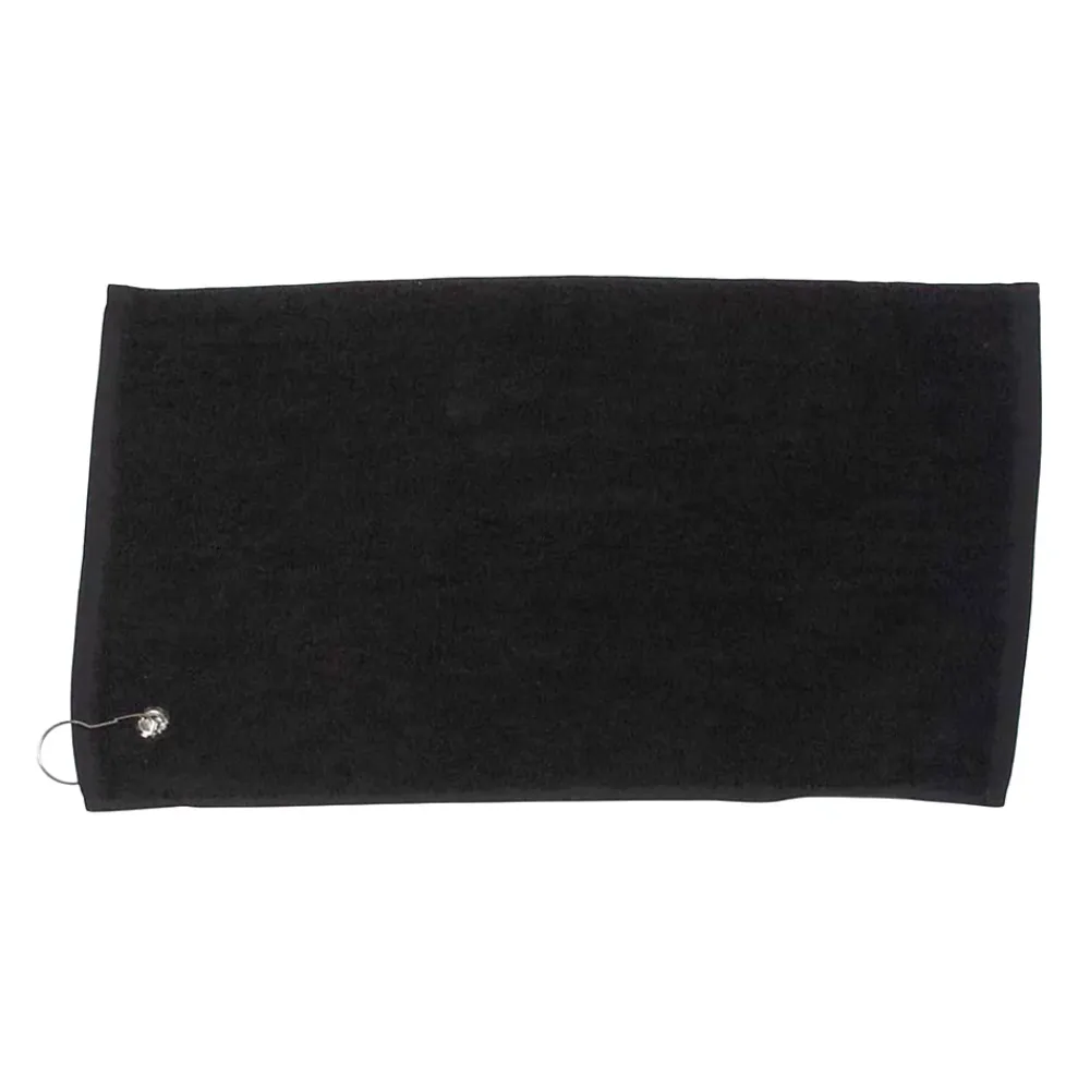 Towel City - Serviette de golf LUXURY Black (50 cm x 30 cm)