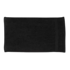 Gant De Toilette|Towel City - Serviette de bain pour invités LUXURY Noir (50 cm x 30 cm)